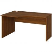 Стол эргономичный Бюджет 2364 левый (французский орех, 1360х900х740 мм)