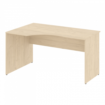 Nova S Стол криволинейный левый В.СА-2 (L) Бук артизан 1400*900*750 Nova S Стол криволинейный левый В.СА-2 (L) Бук артизан 1400*900*750