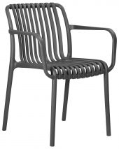 Набор 3 шт Стул обеденный DOBRIN WALTER, темно-серый (GR-04)