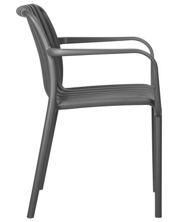 Набор 3 шт Стул обеденный DOBRIN WALTER, темно-серый (GR-04)