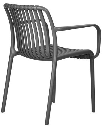 Набор 3 шт Стул обеденный DOBRIN WALTER, темно-серый (GR-04)