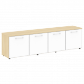 Yalta Тумба модульная LT.TS-4.6 white Акация/Стекло white 2188*450*580 Yalta Тумба модульная LT.TS-4.6 white Акация/Стекло white 2188*450*580