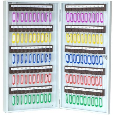 Шкаф для ключей Мн_КЛ-100 на 100 ключей, с  брелоками