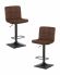 Набор 2 шт Стул барный DOBRIN DOMINIC, шоколадный велюр (MJ9-111) Набор 2 шт Стул барный DOBRIN DOMINIC, шоколадный велюр (MJ9-111)