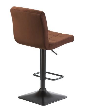 Набор 2 шт Стул барный DOBRIN DOMINIC, шоколадный велюр (MJ9-111) Набор 2 шт Стул барный DOBRIN DOMINIC, шоколадный велюр (MJ9-111)