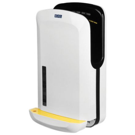 Сушилка для рук BXG-JET-7200, 1650 Вт, ультрафиолет, погружного типа, время сушки 10 секунд, пластик, белая