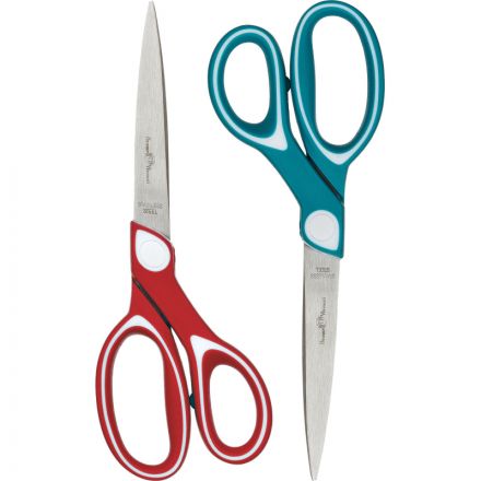 Ножницы Bruno Visconti LADYCUT 205 мм,ручки soft touch, европ,синий,60-0058 Ножницы Bruno Visconti LADYCUT 205 мм,ручки soft touch, европ,синий,60-0058