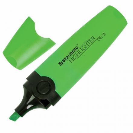 Набор текстовыделителей BRAUBERG 4 шт., АССОРТИ, "DELTA", линия 1-5 мм, 151727