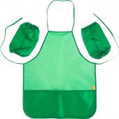 Фартук для труда №1School 535x445 мм 2 кармана, нарукавники, Зеленый ФН 45 Фартук для труда №1School 535x445 мм 2 кармана, нарукавники, Зеленый ФН 45