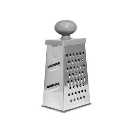 Терка 4 грани 23х11х8,5 см, белая жесть, САМАЯ УДОБНАЯ РУЧКА, BOOMHOUSE (БумХаус), 701857