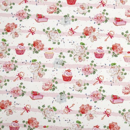 Бумага упаковочная подарочная мелованная "For Women", 70x100 см, 10 дизайнов ассорти, ЗОЛОТАЯ СКАЗКА, 591915