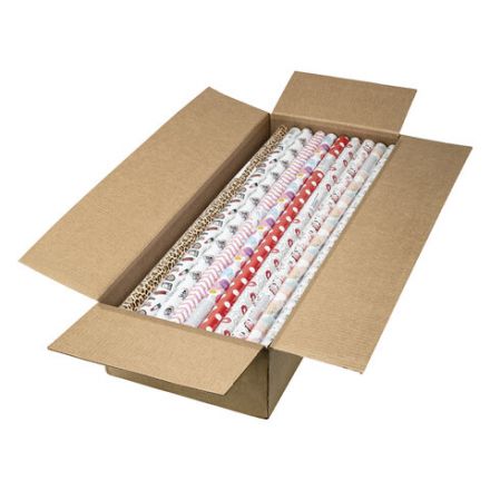 Бумага упаковочная подарочная мелованная "For Women", 70x100 см, 10 дизайнов ассорти, ЗОЛОТАЯ СКАЗКА, 591915