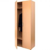 Шкаф MET_для одежды Школа широкий 80x42x195 бук Шкаф MET_для одежды Школа широкий 80x42x195 бук