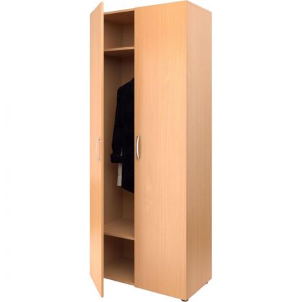 Шкаф MET_для одежды Школа широкий 80x42x195 бук Шкаф MET_для одежды Школа широкий 80x42x195 бук