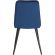 Стул Комус Мебель FRANK велюр, 47х54х86, Blue (синий)