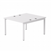 Бенч-система на 2 места Everprof EVO на металлокаркасе 1180х670(1370)x755 Белый/Белый