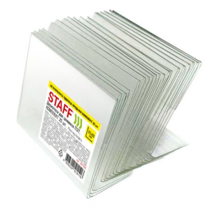 Держатели для ценников 80х60 мм, КОМПЛЕКТ 20 шт., ПЭТ, STAFF, 291388