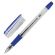 Ручка шариковая масляная с грипом BRAUBERG "i-Rite GT", СИНЯЯ, корпус прозрачный, узел 0,7 мм, 143300
