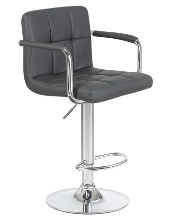 Стул барный DOBRIN KRUGER ARM, серый Стул барный DOBRIN KRUGER ARM, серый