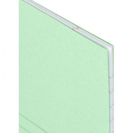 Тетрадь в зеленом офсете 18л, линия  уп. по 20 шт./запайка,100% белизна