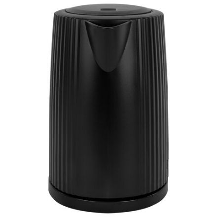 Чайник BRASSON (БРАССОН) KT-561, 1,7 л, 2200 Вт, пластик, подсветка, индикатор уровня воды, черный, 455191