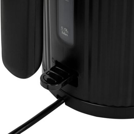 Чайник BRASSON (БРАССОН) KT-561, 1,7 л, 2200 Вт, пластик, подсветка, индикатор уровня воды, черный, 455191