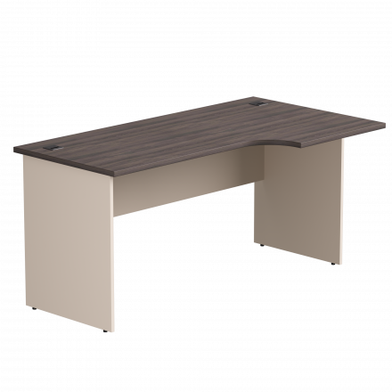 Стол эргономичный правый Everprof EVO опоры ЛДСП 1580х670(870)x755 мм Дуб Пасадена/Кашемир