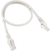 Патч-корд LSZH UTP Cablexpert кат.5e, 0.5м, литой, многожильный (серый)