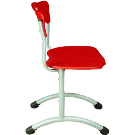 Стул ученический АM_ STAND UP 3-5 гр.р каркас серый, красный