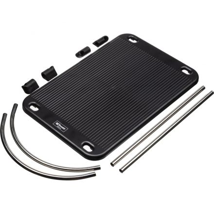 Подставка для ног Комус Мебель F6032,(11974080) 43,5x10,5x33,пласт.,чер