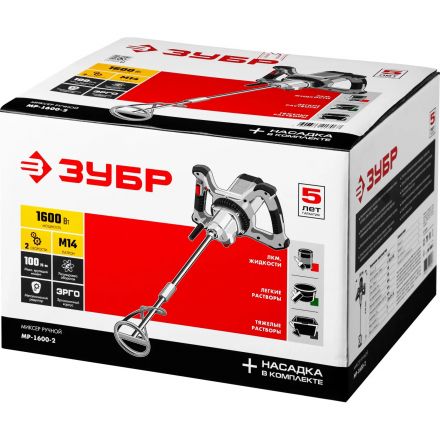Дрель-миксер Зубр МР-1600-2