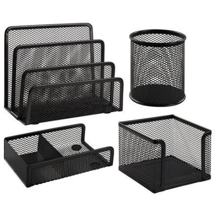 Настольный набор из металла BRAUBERG "Germanium", 4 предмета, черный, 231964 Настольный набор из металла BRAUBERG "Germanium", 4 предмета, черный, 231964