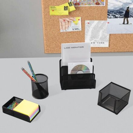 Настольный набор из металла BRAUBERG "Germanium", 4 предмета, черный, 231964 Настольный набор из металла BRAUBERG "Germanium", 4 предмета, черный, 231964