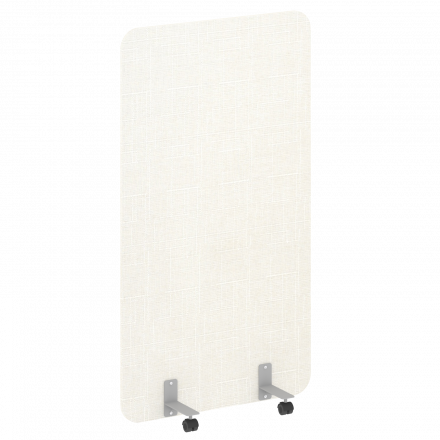 R-line soft Перегородка на металлических опорах, на роликах AP.R-100-180 Romeo 01/Серый металл 1000*18*1800