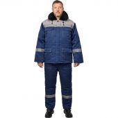 Костюм рабочий зимний муж з35-КБР синий/сер 60-62) 170-176 (Арсенал-СП)