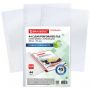 Папки-файлы перфорированные А4 BRAUBERG "STANDARD+", КОМПЛЕКТ 200 шт., гладкие, 45 мкм, 229663