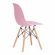 Стул CINDY (EAMES) (mod. 001) / 1 шт. в упаковке дерево бук/металл/сиденье пластик, 51x46x82.5см, светло-розовый/light pink