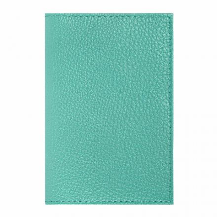 Обложка для паспорта натуральная кожа флоттер, кожаный уголок, мятная, BRAUBERG, 238862 Обложка для паспорта натуральная кожа флоттер, кожаный уголок, мятная, BRAUBERG, 238862