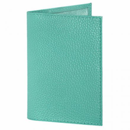 Обложка для паспорта натуральная кожа флоттер, кожаный уголок, мятная, BRAUBERG, 238862 Обложка для паспорта натуральная кожа флоттер, кожаный уголок, мятная, BRAUBERG, 238862
