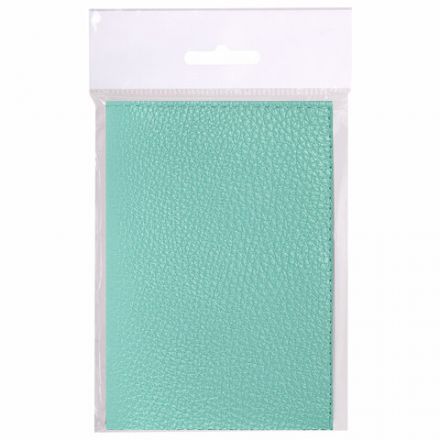 Обложка для паспорта натуральная кожа флоттер, кожаный уголок, мятная, BRAUBERG, 238862 Обложка для паспорта натуральная кожа флоттер, кожаный уголок, мятная, BRAUBERG, 238862