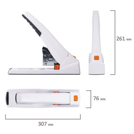 Степлер ЭНЕРГОСБЕРЕГАЮЩИЙ МОЩНЫЙ № 24/6 - 23/13 BRAUBERG "ONE MOMENT", до 100 листов БЕЗ УСИЛИЙ, 272738 Степлер ЭНЕРГОСБЕРЕГАЮЩИЙ МОЩНЫЙ № 24/6 - 23/13 BRAUBERG "ONE MOMENT", до 100 листов БЕЗ УСИЛИЙ, 272738
