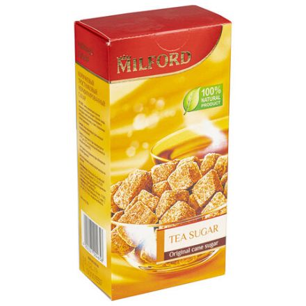 Сахар кусковой тростниковый MILFORD 0,5 кг, 979