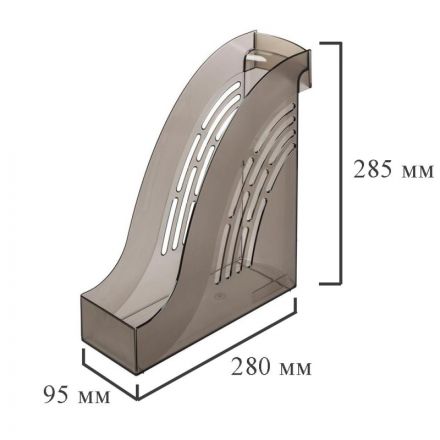 Вертикальный накопитель Attache пластиковый серый ширина 95 мм (2 штуки в упаковке) Вертикальный накопитель Attache пластиковый серый ширина 95 мм (2 штуки в упаковке)