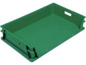 Ящик 740х465х145 сплошной, 3-х бортный  зелёный