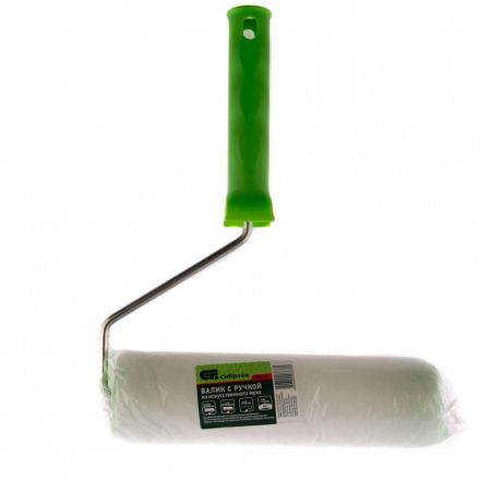 Валик с ручкой Сибртех 200 мм искусственный мех ворс 15 мм