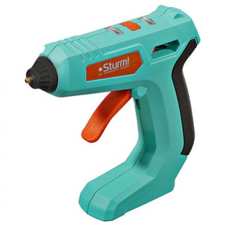 Пистолет клеевой 15 Вт, 2000 мАч, аккум, D 7 мм, 6 стержней GG0715A