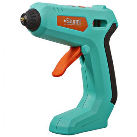 Пистолет клеевой 15 Вт, 2000 мАч, аккум, D 7 мм, 6 стержней GG0715A