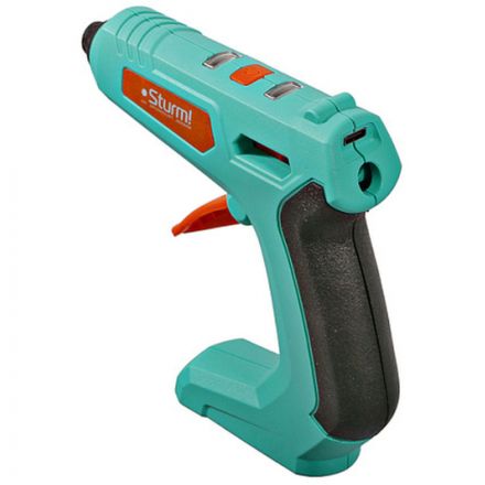 Пистолет клеевой 15 Вт, 2000 мАч, аккум, D 7 мм, 6 стержней GG0715A