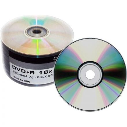 Носители информации CMC DVD+R 4,7 GB 16x Bulk/50