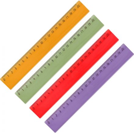 Линейка 20см Attache Economy пластик цвет прозр ассорти (крас,син,зел,оран) Линейка 20см Attache Economy пластик цвет прозр ассорти (крас,син,зел,оран)